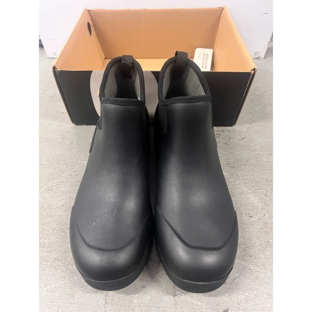 Bogs Sauvie Chelsea‎ II 73110-001 Boots Mens 11 Black Slip-Resistant Waterproof